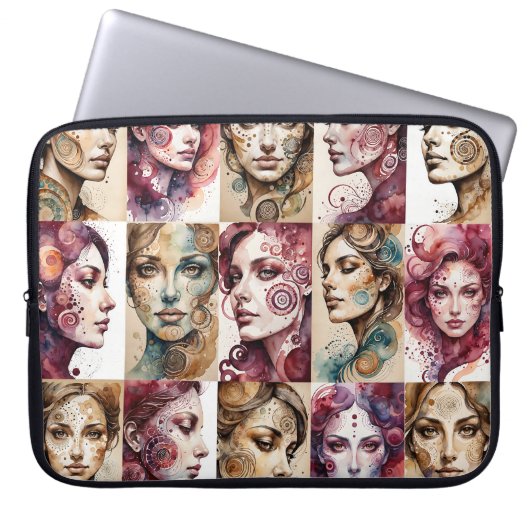 Eleganz 4 Laptop Case (Vorderseite)