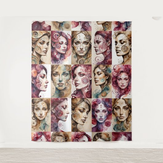 Eleganz 4 Tapestry Wandteppich (Vorderseite)
