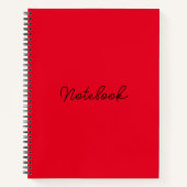 Eleganz auf jeder Seite: Markenbezeichnung 8.5" x Notizblock (Vorderseite)