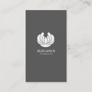 ELEGANZ-BLUMEN-ENTWURFS-WELLNESS-CENTERWELLNESS VISITENKARTE