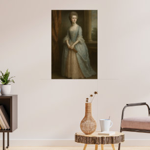 "Eleganz der Epoche   Britische Dame des 18. Jahrh Poster