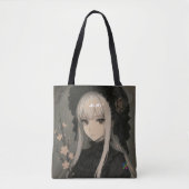 Eleganz der Midnight Blossom Maiden Standard Tasche (Vorderseite)