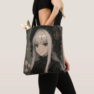 Eleganz der Midnight Blossom Maiden Standard Tasche