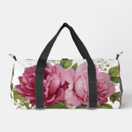 Eleganz der rosa Rose Duffle Bag