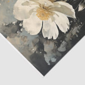 Eleganz der weißen rustikalen Rose - Decoupage - Seidenpapier (Detail)