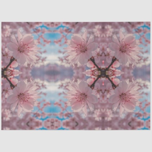 Eleganz des Frühlings Seidenpapier (Vorderseite)