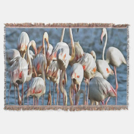 Eleganz des rosa Flamingos Decke