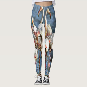 Eleganz des rosa Flamingos Leggings