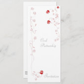 Eleganz - Einladung (Vorne/Hinten)