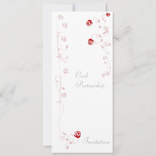 Eleganz - Einladung (Vorderseite)