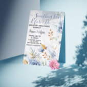 Eleganz etwas Blau, bevor ich Brautparty Einladung