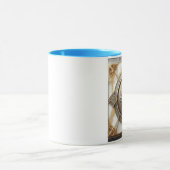 Eleganz in Absolution Cross auf Marmor mit Gilded Tasse (Zentrum)