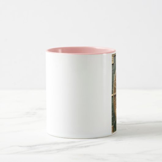 Eleganz in Absolution Cross auf Marmor mit Gilded Tasse (Zentrum)