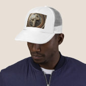 Eleganz in Absolution Cross auf Marmor mit Gilded Truckerkappe (Beispiel)