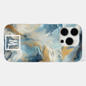 Eleganz in Acrylic: Anpassbare Monogramm Case-Mate iPhone Hülle (Rückseite (Horizontal))