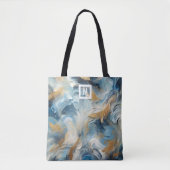 Eleganz in Acrylic: Anpassbare Monogramm Tasche (Vorderseite)
