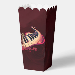Eleganz in Bewegung, das gebogene Klavier. Geschenkschachtel