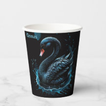 Eleganz in Bewegung, der schwarze Schwan,