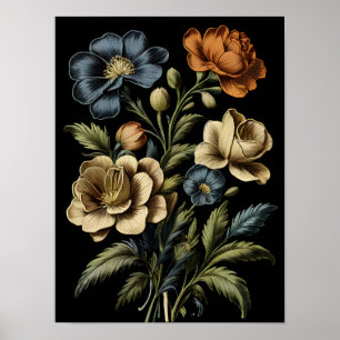 Eleganz in Blüte Poster