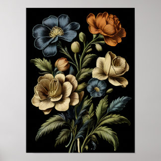 Eleganz in Blüte Poster