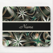 Eleganz in der Blüte personalisiertes Mousepad (Vorne)