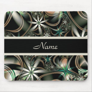 Eleganz in der Blüte personalisiertes Mousepad