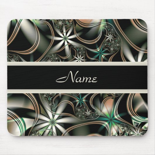 Eleganz in der Blüte personalisiertes Mousepad (Vorne)