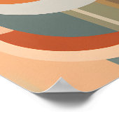 Eleganz in Einfachheit: Minimalistische Kunst erku Poster (Ecke)