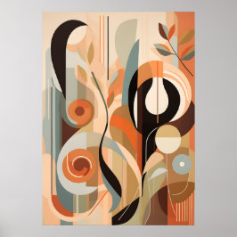 Eleganz in Einfachheit: Minimalistische Kunst erku Poster