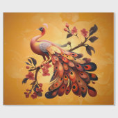 Eleganz in Federn Geschenkpapier (Flach)
