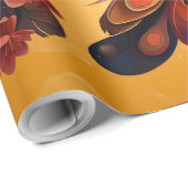 Eleganz in Federn Geschenkpapier (Rolleneckpunkt)