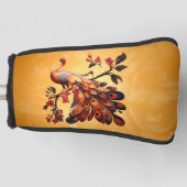 Eleganz in Federn Golf Headcover (Vorderseite)
