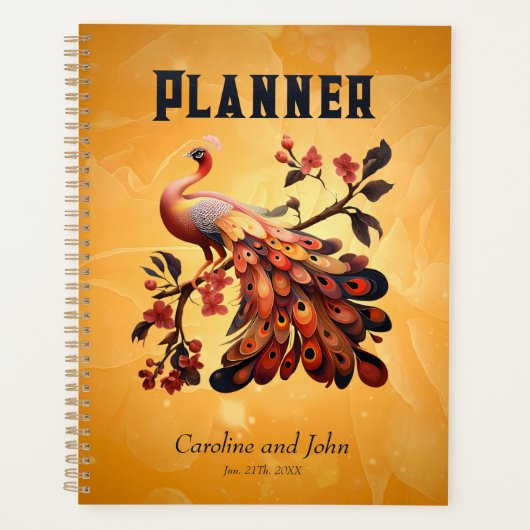 Eleganz in Federn Planer (Vorderseite)