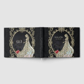 Eleganz in Gold und Schwarz. Gästebuch (Voll)