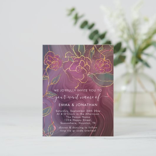 Eleganz in jedem Scan: QR CodeDas blüht mit St (Stehend Vorderseite)