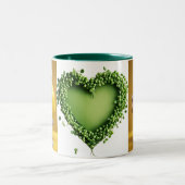 Eleganz in jedem Schnitt: Atemberaubende Design-Ka Zweifarbige Tasse (Mittel)