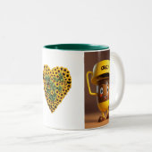 Eleganz in jedem Schnitt: Atemberaubende Design-Ka Zweifarbige Tasse (VorderseiteRechts)