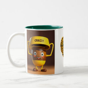 Eleganz in jedem Schnitt: Atemberaubende Design-Ka Zweifarbige Tasse