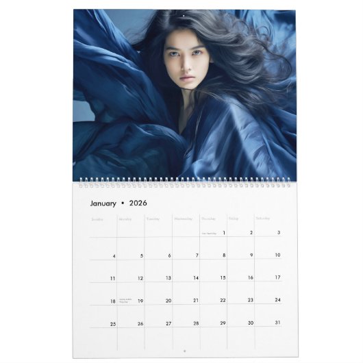 Eleganz in Motion Kalender (Jan 2026)