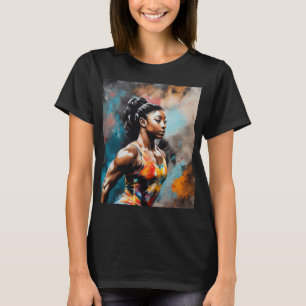 Eleganz in Motion: Simone Biles T-Shirt