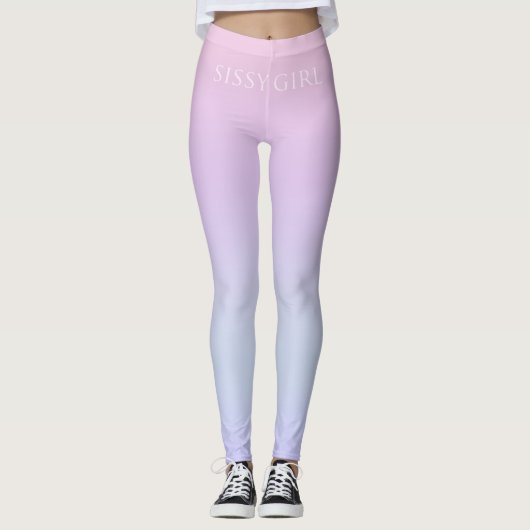 Eleganz in Rosa: Sissy Girl Luxury Leggings (Vorderseite)