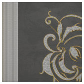 Eleganz in Silber und Schwarz. Stoff (Muster)