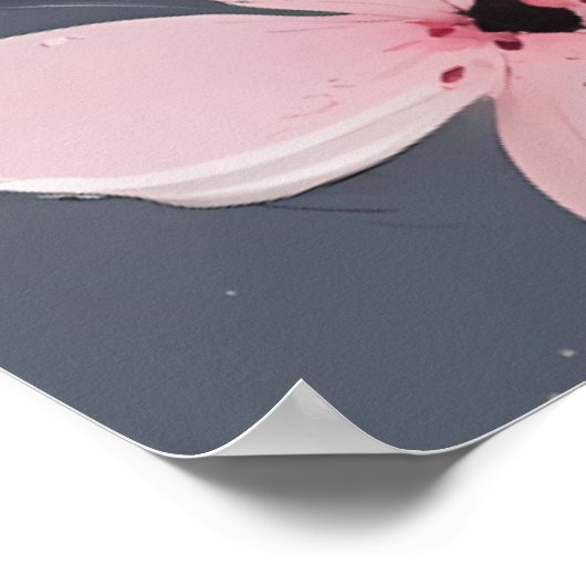 Eleganz in Stille Poster (Ecke)