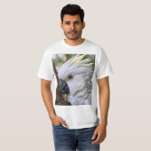 Eleganz in Weiß: Das majestätische Aussie Cockatoo T-Shirt (Vorne ganz)