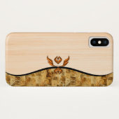 Eleganz-Klassiker in Brown iPhone Fall Case-Mate iPhone Hülle (Rückseite (Horizontal))