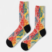 Eleganz mit Patina Socken (Linkes Detail)