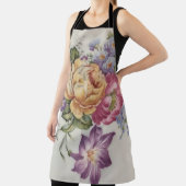 Eleganz: Porzellan Inspiriert Blumendruck-Schürze Schürze (InSitu)