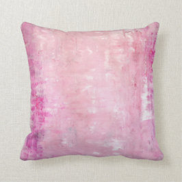 "Eleganz-" rosa abstrakte Kunst Kissen
