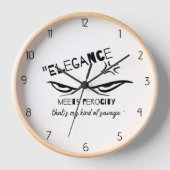 Eleganz Uhr (Vorderseite)