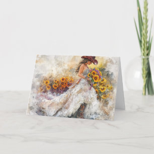 Eleganz und Country Charm im Cowboy Style Karte